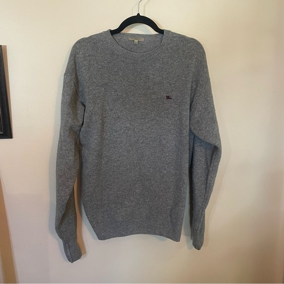 Authentic Burberry Mens Gray Long Sleeve
Pullover Sweater Size S Merino Wool - Picture 7 of 15